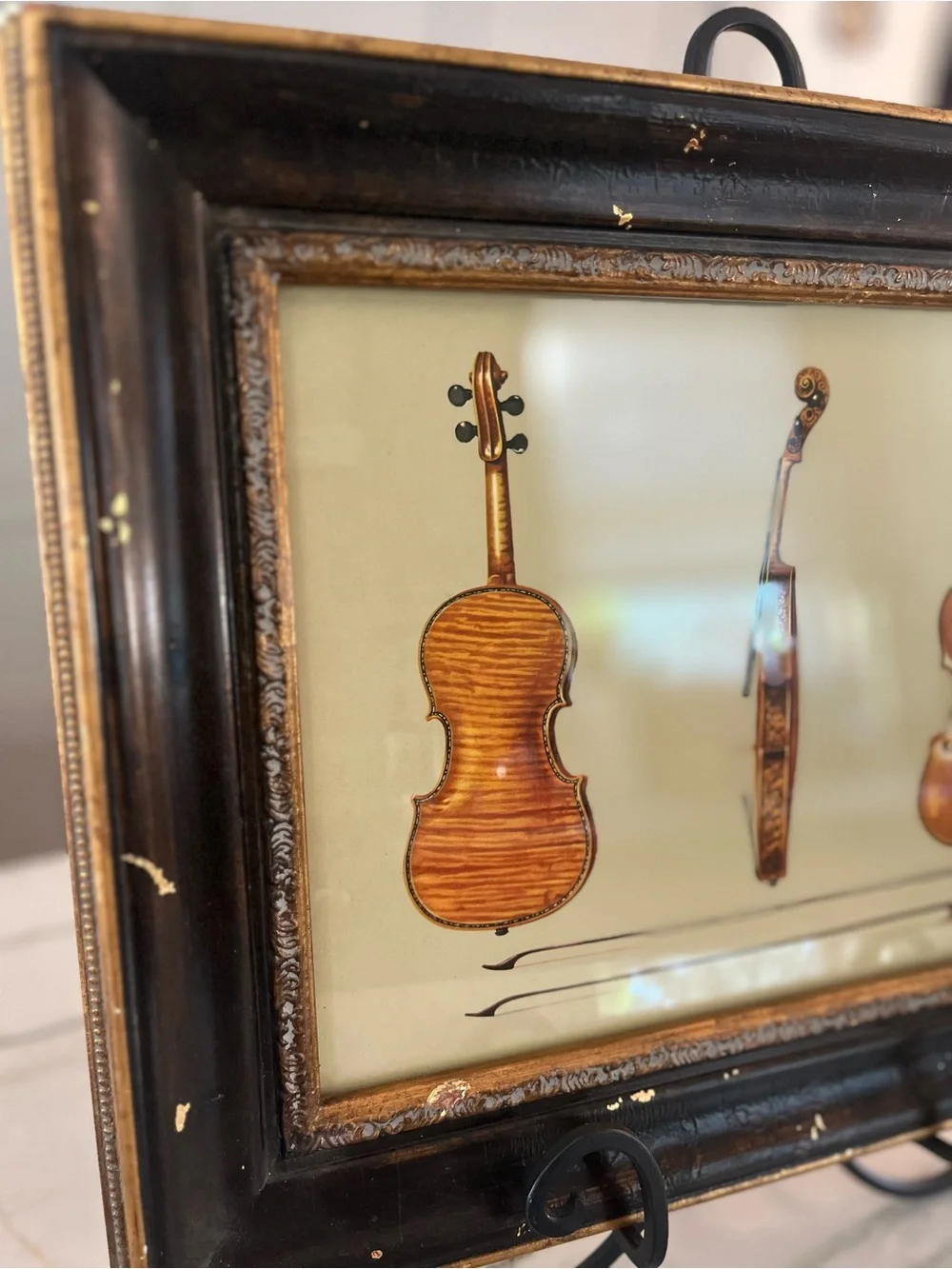 Antique Framed William Gibb Hellier Stradivarius Art Print